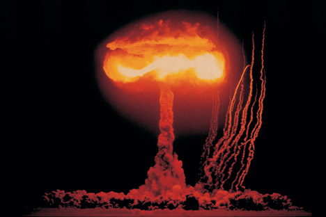 Il 64% dei russi crede che un conflitto nucleare potrebbe scoppiare da un momento all'altro (Credit: Getty Images\Fotobank)